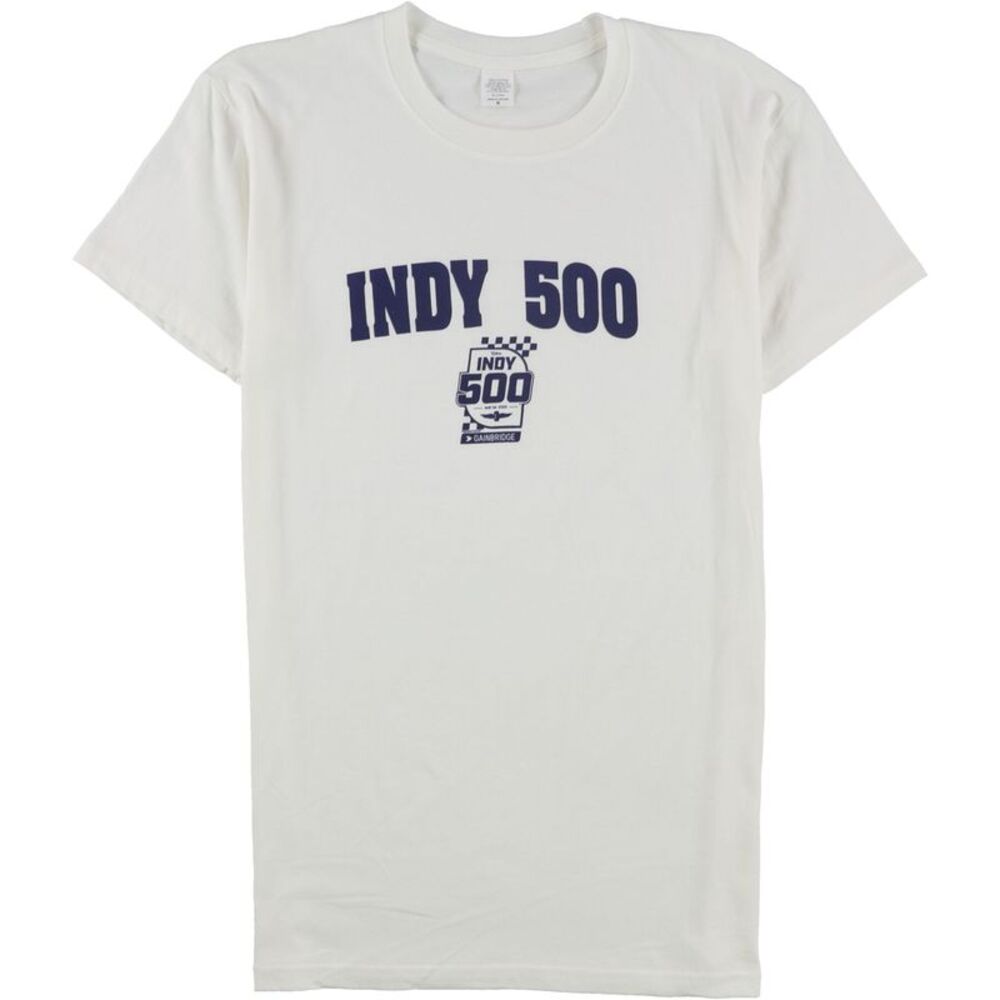 Indy 500 Mens Logo Print Graphic T-Shirt, NWT